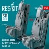 RESKIT RSU48-0366 Ejection seats for OV-10 Bronco (2 pcs) for ICM kit (3D Printed) 1/48